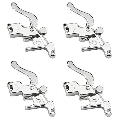 TOVOT 4 PCS Low Shank Adapter Snap-On Presser Foot Adapter Presser Foot Holder for Brother Janome Singer Sewing Machines TOVOT 4 PCS Low Shank Adapter Snap-On Presser Foot Adapter Presser Foot Holder for Brother Janome Singer Sewing Machines