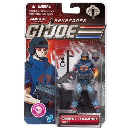 G.I. Joe 30th Anniversary 3 3/4 Inch Action Figure Cobra Trooper Renegades G.I. Joe 30th Anniversary 3 3/4 Inch Action Figure Cobra Trooper Renegades