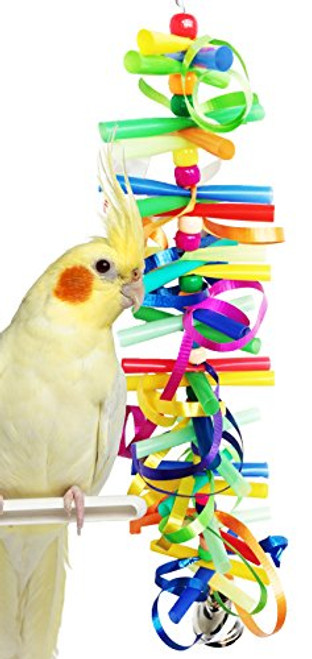 Bonka Bird Toys 1917 Party Bird Toy Parrot cage Craft Toys Cages Cockatiel Budgie Lovebird