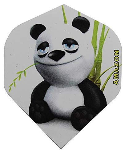 US Darts 3 Sets 9 Flights Smiling Panda Standard Dart Flights - Amazon Ex-Tough 100 Micron