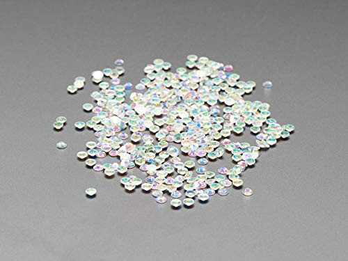 Adafruit 4044 No-Foil Flat Back Rainbow Crystals for NeoPixel LEDs - 100 Pack - SS16 Adafruit 4044 No-Foil Flat Back Rainbow Crystals for NeoPixel LEDs - 100 Pack - SS16