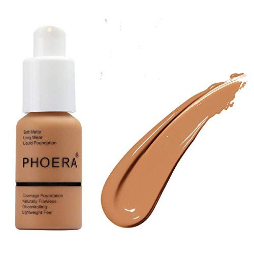 Ownest Matte Oil Control Concealer Foundation Cream Long Lasting Waterproof Matte Liquid Phoera Foundation 108 Tan-30ml