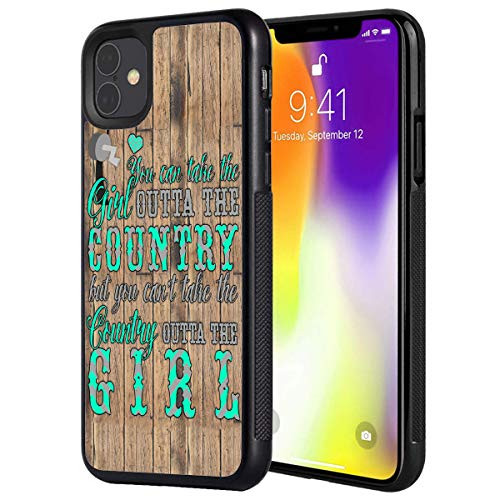 iPhone 11 Case Vobber Slim Anti-Scratch Architecture TPU Shockproof Protective Case Cover for iPhone 11 6-1 inch 2019 Country Girl