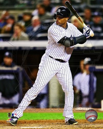 MLB Robinson Cano New York Yankees 2013 Action Photo 8x10
