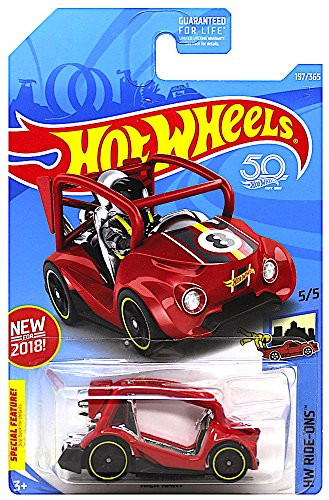 Hot Wheels 2018 50th Anniversary HW Ride-Ons Kick Kart 197-365  Red