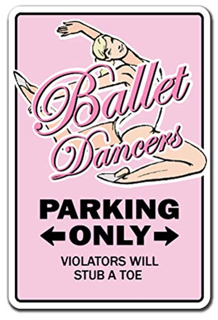 Ballet Dancers Sign Dancing Toe Dancing Shoes Dance Teacher Urban Kids Teen   Indoor-Outdoor   12  Tall
