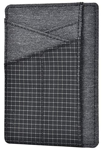 Kinzd Minimalist Mens Wallet RFID Front Pocket Wallet Secure Thin Credit Card Holder Water Proof Leather Prismatic Slot
