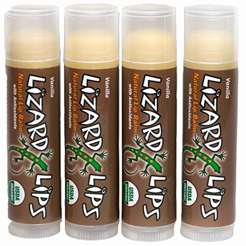 Lizard Lips USDA Certified Organic - Vanilla 4 Pack