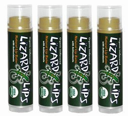 Lizard Lips USDA Certified Organic 4 Pack - Unflavored