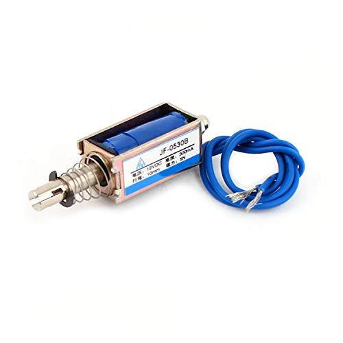 Karcy Push Pull Electromagnet JF-0530B DC 12V 300mA 5N 10mm 1Pcs