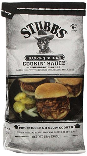 Stubb s BBQ Slider Cookin  Sauce for Skillet or Slow Cooker 12 oz Pack of 2