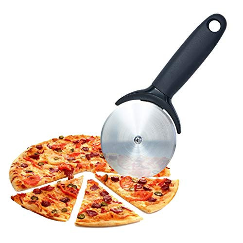 Pizza Cutter Wheel  Stainless Steel Pizza Tools Super Sharp Pizza Slicer with Protective Cover
