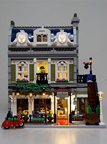 brickled LED Lighting Kit for Lego 10243 Parisian Restaurant (lego set not included)