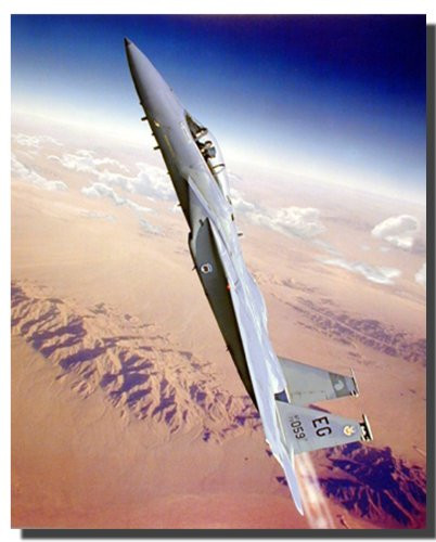 Wall Decor Military McDonnell Douglas F-15 Eagle Fighter Jet Aircraft Art Print Poster 16x20