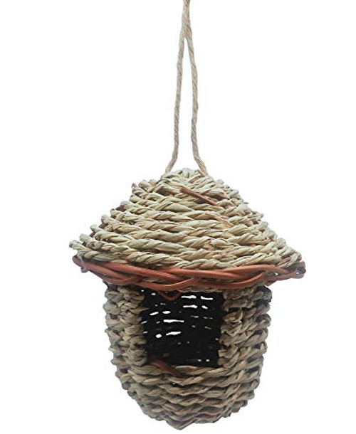 LWINGFLYER Hummingbird Nest for Outdoor Grass Hand Woven Birdhouse Outside Grass Hanging Bird Hut Natural Hummingbird Nest for Outdoor 4-8 1 LWINGFLYER Hummingbird Nest for Outdoor Grass Hand Woven Birdhouse Outside Grass Hanging Bird Hut Natural Hummingbird Nest for Outdoor 4-8 1