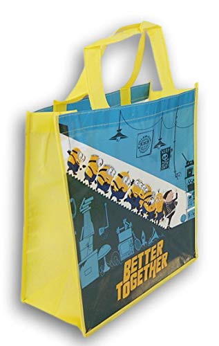 Despicable Me Minions   Better Together   Reusable Tote Bag - 12-5 x 13-5 Inch