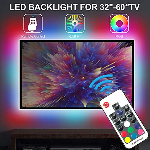 TV LED Backlight  6-56ft RGB Color Changing LED Lights for TV  USB LED Light Strip with Remote