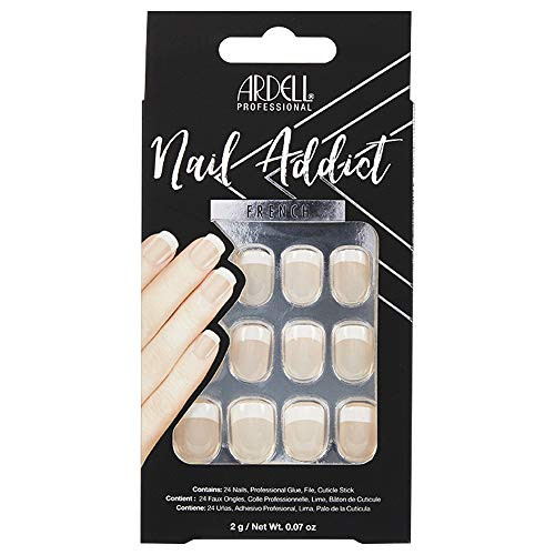 Ardell Nail Addict Artificial Nail Set  Classic French