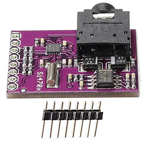 N - A Si4703 RDS FM Radio Tuner Evaluation Breakout Board for Arduino AVR PIC ARM Compatible with Arduino Raspberry Pi