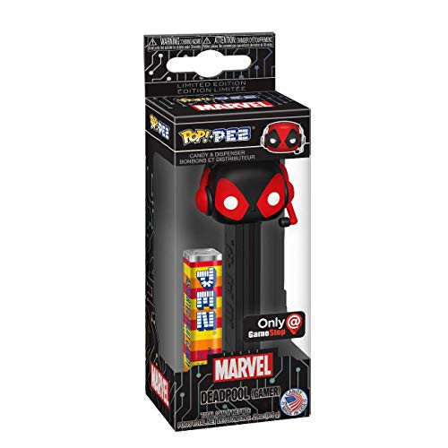 Funko Pop! Pez  Marvel - Deadpool Gamer Exclusive  Black   Red