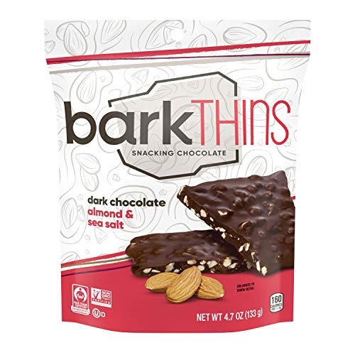 Bark Thins Dark Chocolate Almond with sea salt - 4-7 oz
