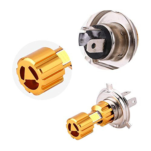 Keenso DC12V 18W H4 LED Motorcycle Headlights Bulb- Universal Headlights COB Light Lamp Bulb