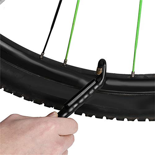 HUOFU 3Pcs Tire Lever for Bicycle Tires  Plastic Tire Lever Set  Nylon Tire Repair Tool for Bike Tires  Bike Tire Repair Kits  Bicycle Tire RemoverBlack