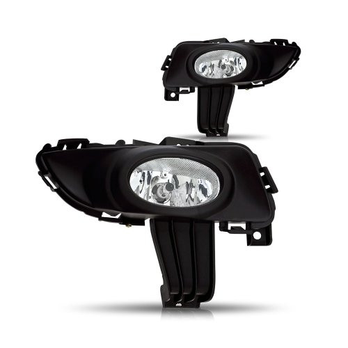Winjet WJ30-0101-09 Clear Lens Fog Light Kit (Mazda 3 4 DOOR"i" Model ONLY Wiring Kit and Bezel Included) Winjet WJ30-0101-09 Clear Lens Fog Light Kit (Mazda 3 4 DOOR"i" Model ONLY Wiring Kit and Bezel Included)