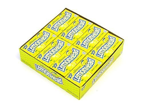 Lemonhead Candy - 0-9 oz Box 24 Boxes