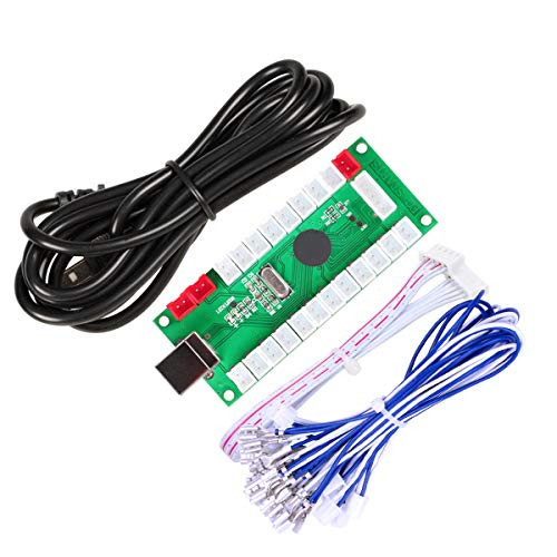 EG STARTS Arcade Zero Delay USB Encoder to PC Games Controllers for Arcade DIY Kits Parts Mame Jamma   Other PC Games 5Pin Joystick  Happ Style Push Button