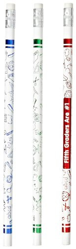 Moon - 7865B Products Fifth Graders Are Number 1 Pencils - Pack of 12  White