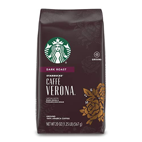 Starbucks Dark Roast Ground Coffee Caffè Verona 100 Arabica 1 bag 20 oz- Starbucks Dark Roast Ground Coffee Caffè Verona 100 Arabica 1 bag 20 oz-