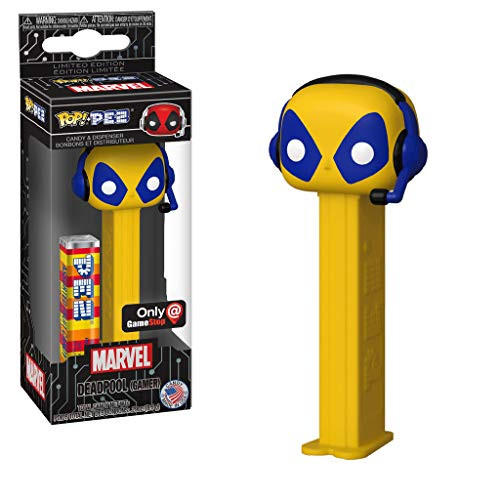 Funko Pop! Pez  Marvel - Yellow Deadpool Gamer Exclusive
