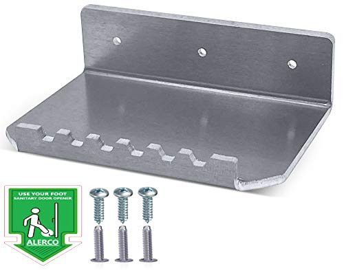 Foot Door Opener Made of High Grade Aluminium  Opens Commercial Doors Sanitary and Hands Free  Only One Step and Pull to Operate 1