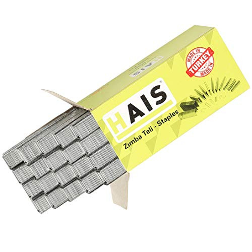 Hais 8014 Staples   9-16  Leg Length   Jam Free Staples for Upholstery   3000 - Box   1 Box