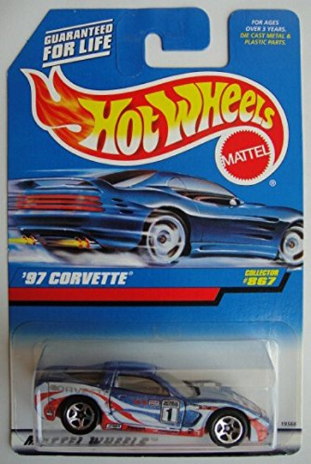 Hot Wheels BLUE 97 CORVETTE 867 5 SPOKE WHEELS Hot Wheels BLUE 97 CORVETTE 867 5 SPOKE WHEELS
