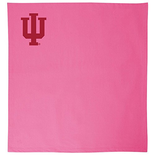 NCAA Indiana Hoosiers Adult Sweatshirt Blanket,50" x 60",Neon Pink NCAA Indiana Hoosiers Adult Sweatshirt Blanket,50" x 60",Neon Pink
