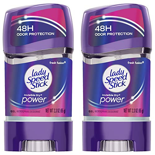 Lady Speed Stick 48HR Antiperspirant Deodorant Gel Fresh Fusion 2-30 oz Pack of 2