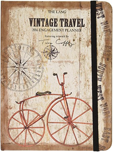 Lang Vintage Travel Classic Engagement Planner by Tim Coffey  January 2016 to December 2016 1017018