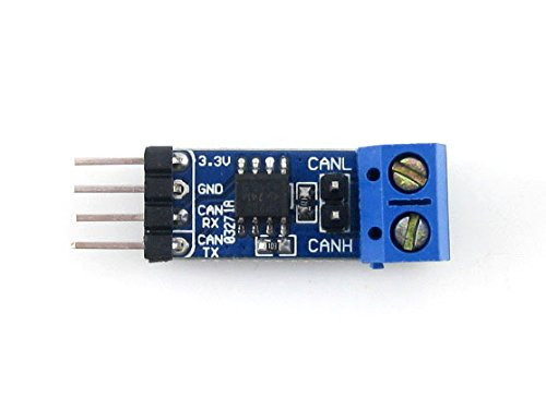 waveshare 3-3V SN65HVD230 CAN Board Kit Connecting MCUs to CAN Network ESD Protection Onboard CAN Transceiver Compatible with PCA82C250 Communication Development Module