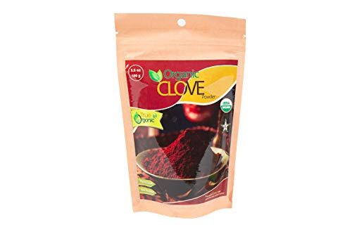 True Organic Cloves Powder Ground - USDA Certified Pure Ceylon Premium Quality 8 Oz With Free Recipe E-book True Organic Cloves Powder Ground - USDA Certified Pure Ceylon Premium Quality 8 Oz With Free Recipe E-book