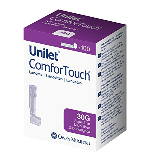Unilet Comfort Touch Super Thin Lancets  30g  100 Count