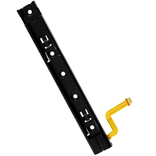Deal4GO Replacement Right Slide Rail Bracket with Sensor Flex Cable for Nintendo Switch Console Right Hand Straight Track