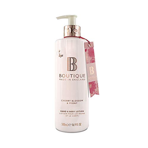 Boutique Cherry Blossom   Peony Vegan Hand   Body Lotion 1 x 500ml