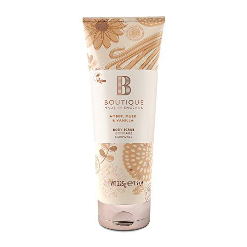 Boutique Amber  Musk   Vanilla Vegan Hair   Body Scrub 1 x 225g