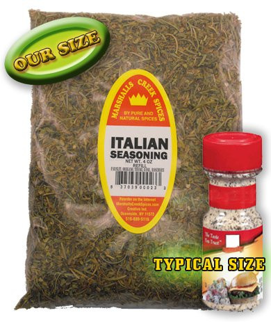 ITALIAN SEASONING REFILL - FRESHLY PACKED IN FOOD GRADE HEAT SEALED POUCHES