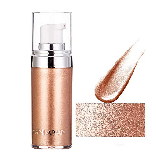 Liquid Highlight Illuminator  20ML Body Highlighter Makeup Smooth Shimmer Glow Liquid Foundation for Face   Body  2 Rose Gold Liquid Highlight Illuminator  20ML Body Highlighter Makeup Smooth Shimmer Glow Liquid Foundation for Face   Body  2 Rose Gold
