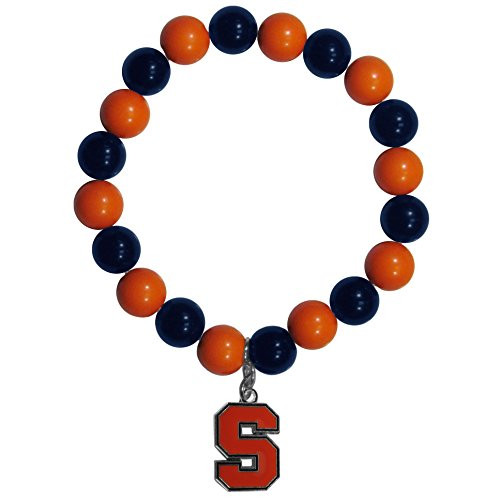 NCAA Siskiyou Sports Womens Syracuse Orange Fan Bead Bracelet One Size Team Color