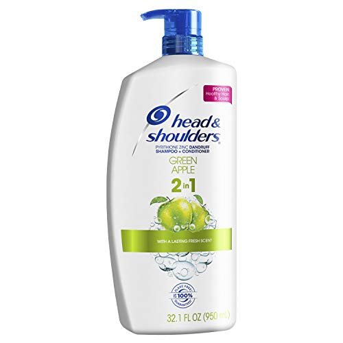 Head and Shoulders Green Apple 2-in-1 Anti-Dandruff Shampoo Conditioner 32-1 Fl Oz Packaging May Vary Head and Shoulders Green Apple 2-in-1 Anti-Dandruff Shampoo Conditioner 32-1 Fl Oz Packaging May Vary