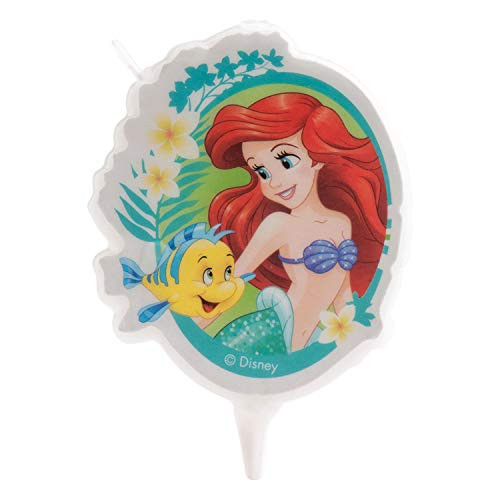 Dekora 346222 for Ariel Princess Disney Fans 2D Birthday Cake Candle Dekora 346222 for Ariel Princess Disney Fans 2D Birthday Cake Candle